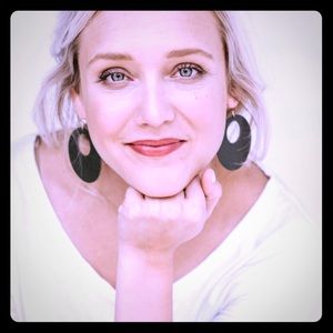 Green fatigue Nova Nickel and Suede Earrings